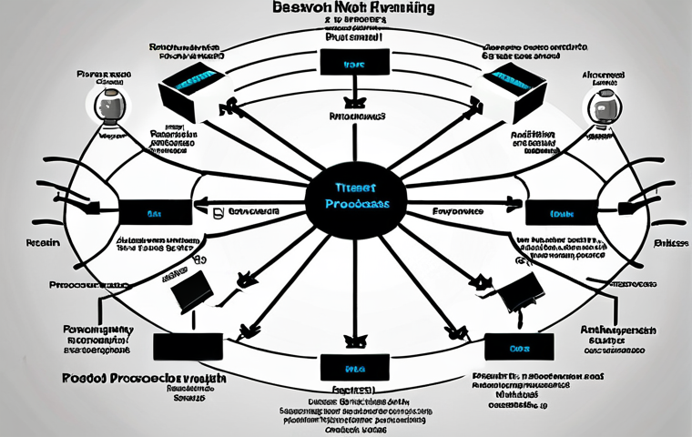 **

Strategic network planning: a detailed network diagram with users, devices, routers, firewalls, and servers connected. Highlighted areas showcase threat analysis, data backup processes, and security protocols.

**