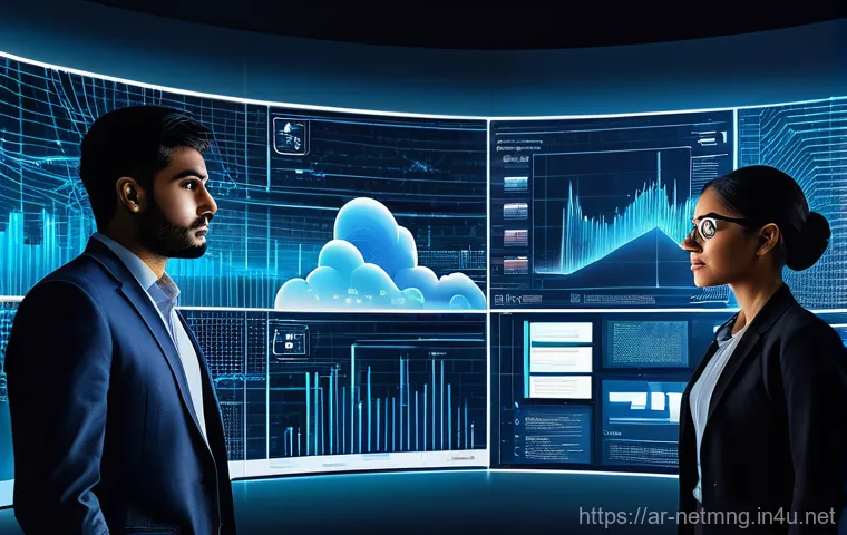네트워크 실습 과정에서 자주 묻는 질문 - **Prompt 1: Focused Network Engineer in a Home Lab**
    "A vibrant, high-definition digital illustr...