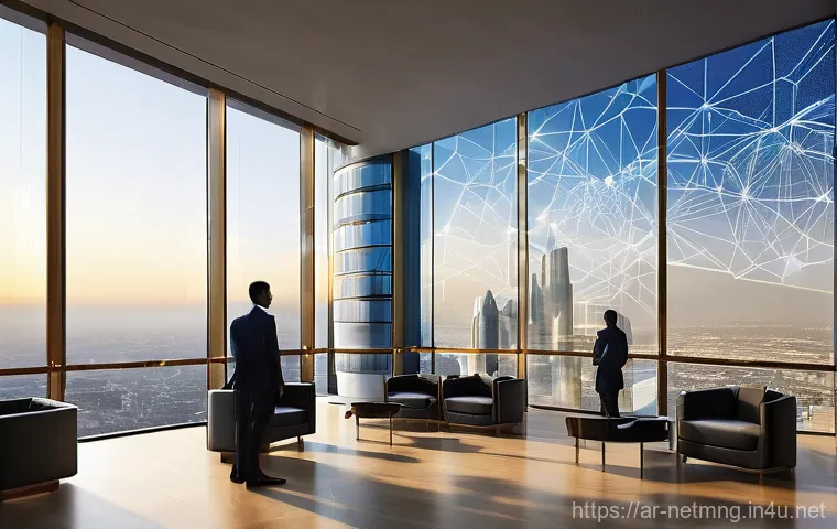 기업 네트워크 설계 베스트 사례 - **Prompt:** A visually stunning depiction of a robust and secure business network, metaphorically re...