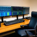 네트워크 실습 장비 추천 - **Prompt 1: The Organized Home Network Lab**
    A detailed, wide shot of a neatly organized home ne...