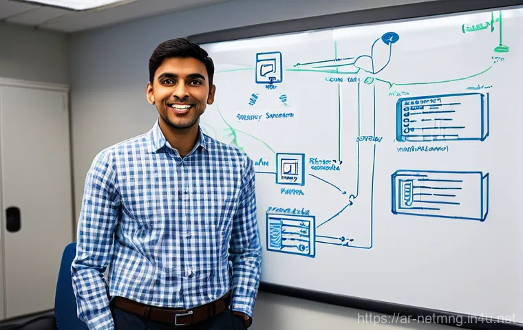 네트워크 실습 장비 추천 - **Prompt 2: Deep Dive into Virtualization and Cybersecurity**
    A close-up of a person's hands on ...